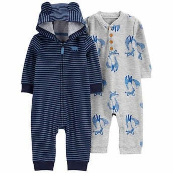 Carter's Other - Carter's Infant 2-pack Jumpsuit, Blue